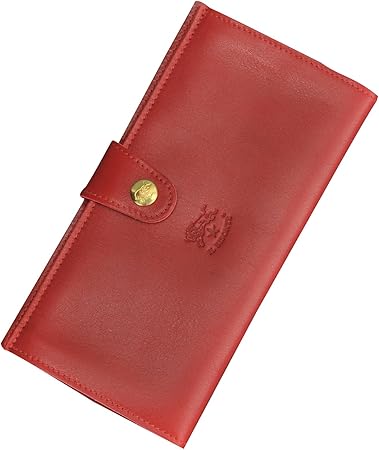 Amazon イルビゾンテ Il Bisonte 財布 メンズ ユニセックス 長財布 レッド 赤 C1032 並行輸入品 Il Bisonte イルビゾンテ シューズ バッグ