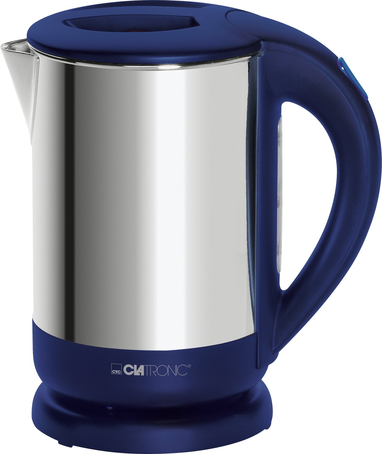 Clatronic WK Hervidor de agua color azul y plateado