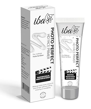 Iba Halal Care Photo Perfect Hd Face Primer, Transparent, 35 Gm
