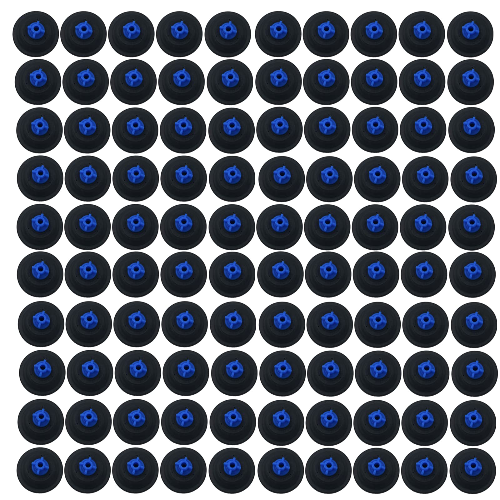 Photo 1 of 100 Pack Washer Blue Tip Diaphragm 823492 Replacement for 823499 300202 823493 Fit for Wascomat for Huebsch for Speed Queen for Unimac Washing Machine Water Valves