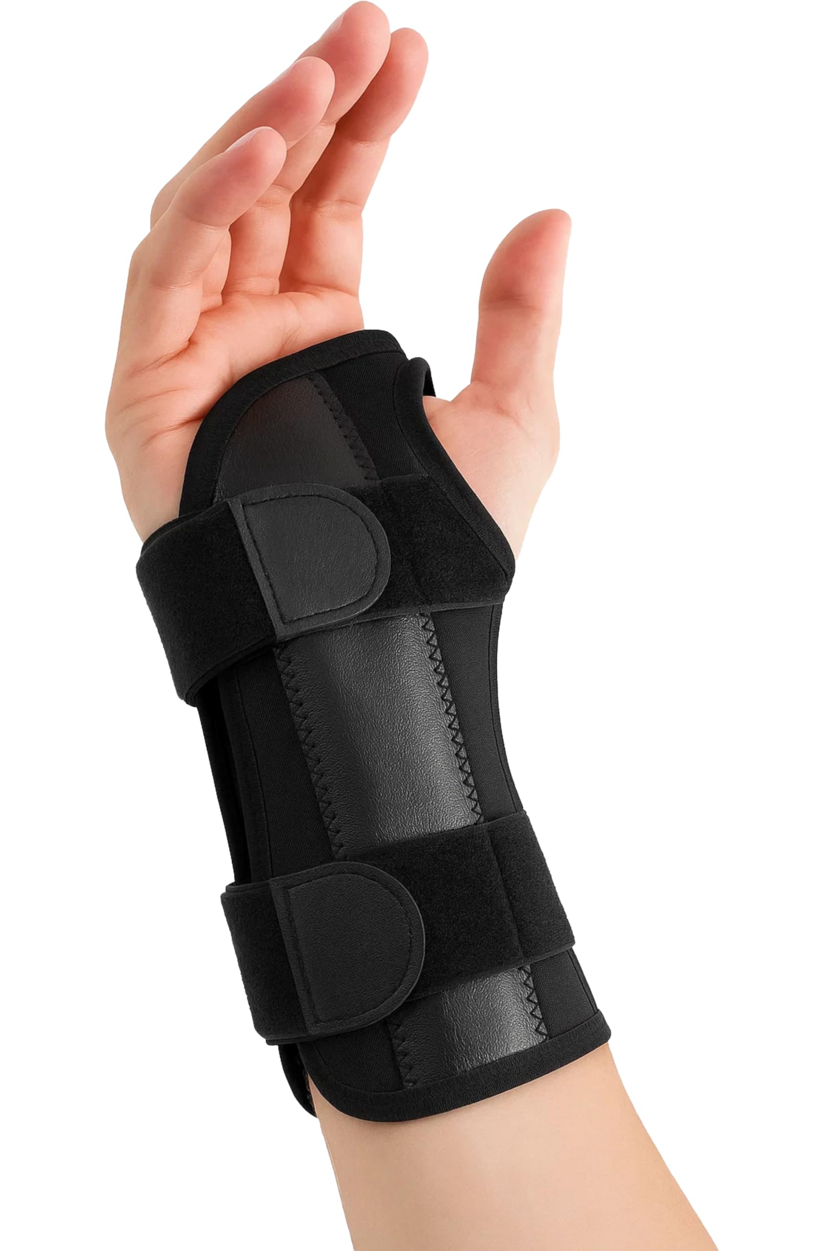 Carpal Tunnel Wrist Brace Night Support | Arm Brace Wrist Guard | Wrists Splints & Hand Brace | Carpal Tunnel Syndrome & Tendonitis Pain Relief Forearm Compression | Men Women (Right Wrist Brace)