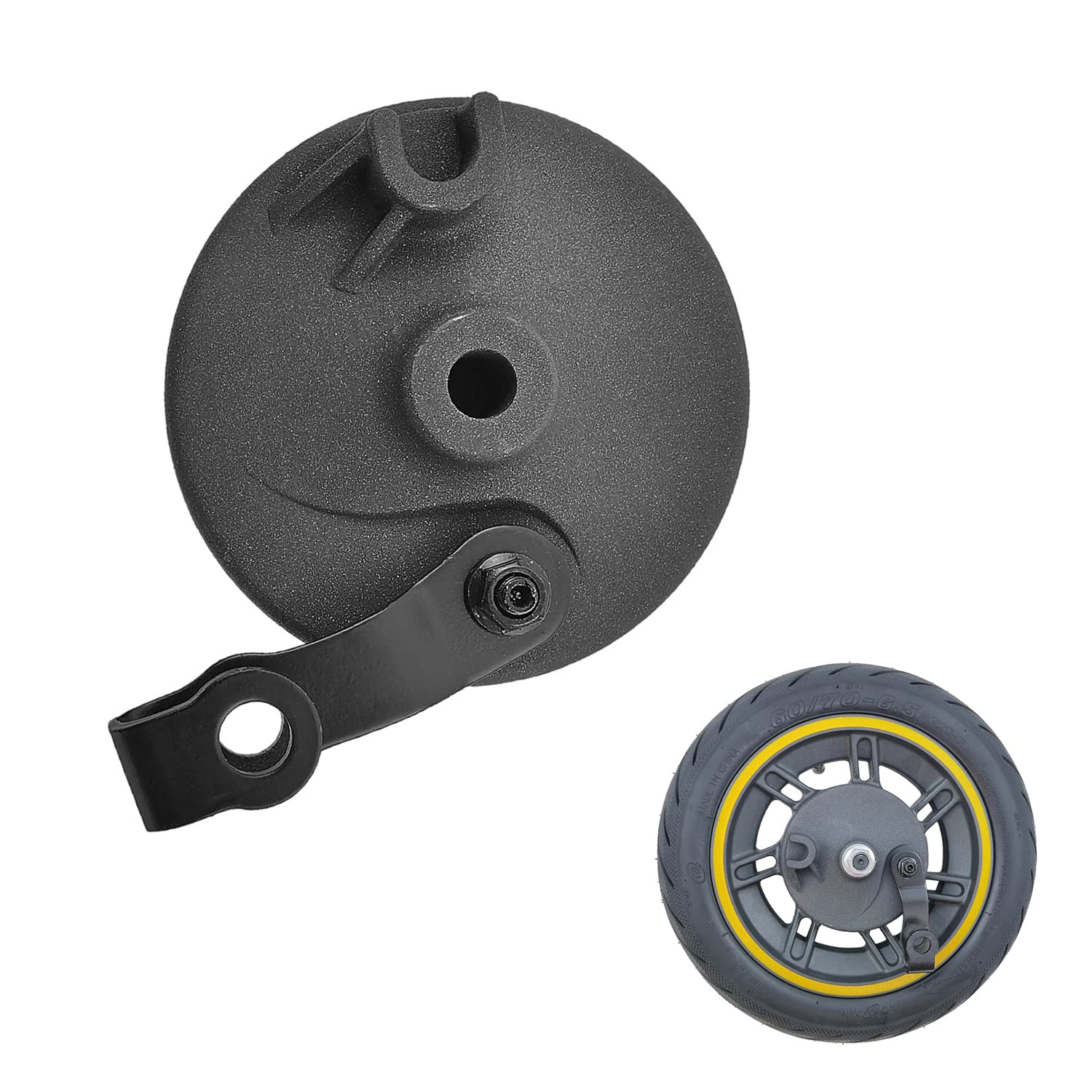 Front Wheel Hub Brake Cover Compatible with Segway Ninebot Max G30/G30LE Drum Brake Electric Scooter Accessories Integrated Brake Pad