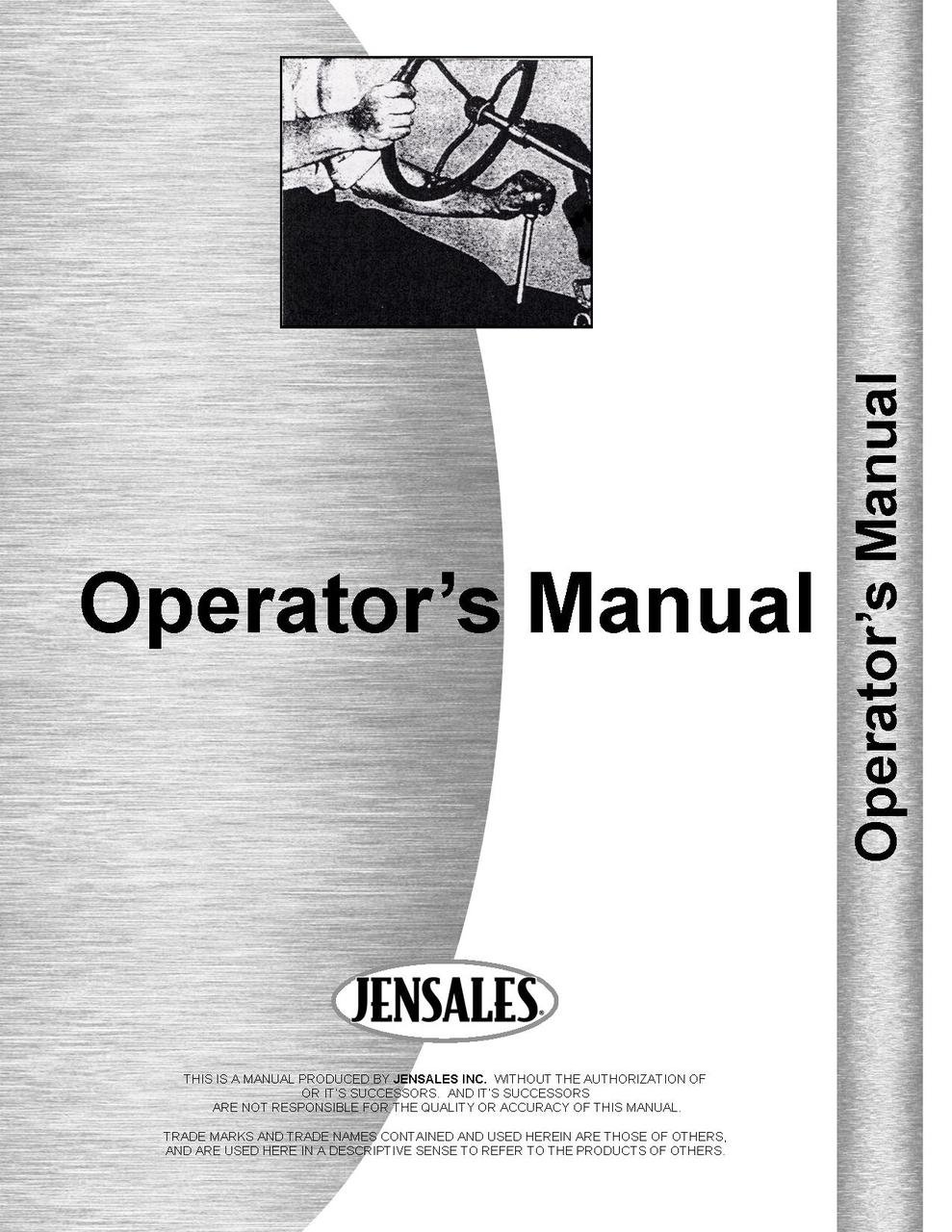 International (IHO70SB) Manual Operators Blower Snow