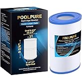 POOLPURE Oval Filter Spa Filter PDM30 for Dream Maker Hot Tubs 461269, 30 sq.ft Hot Tub Filter Cartridge 1PACK