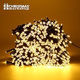The Christmas Workshop 70740 Warm White LED Chaser Lights 13.9m 8 Modes view 5