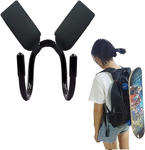 Auxphome Deck Haken Professionelle Skateboard Halterung Fur Longboard Und Elektro Skateboard Universell Kompatibel Mit Jedem Doppelten Schultergurt Rucksack Verstellbare Gurte Verstellbare Haken Amazon De Kuche Haushalt