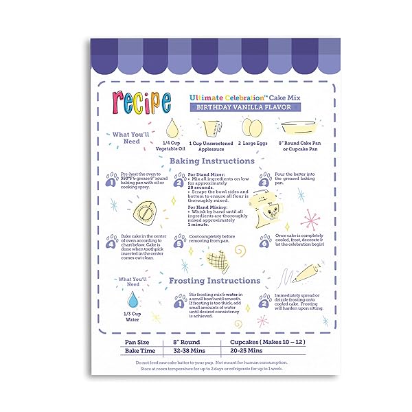 THREE DOG BAKERY ULTIMATE CELEBRATION DOG BIRTHDAY CAKE MIX, 11 OZ, DIY DOG-SAFE CAKE KIT WITH FROSTING, PERFECT FOR BIRTHDAYS, GOTCHA DAYS & EVERYDAY CELEBRATIONS