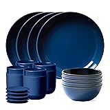 Corelle Stoneware Dinnerware Set, Handmade Reactive