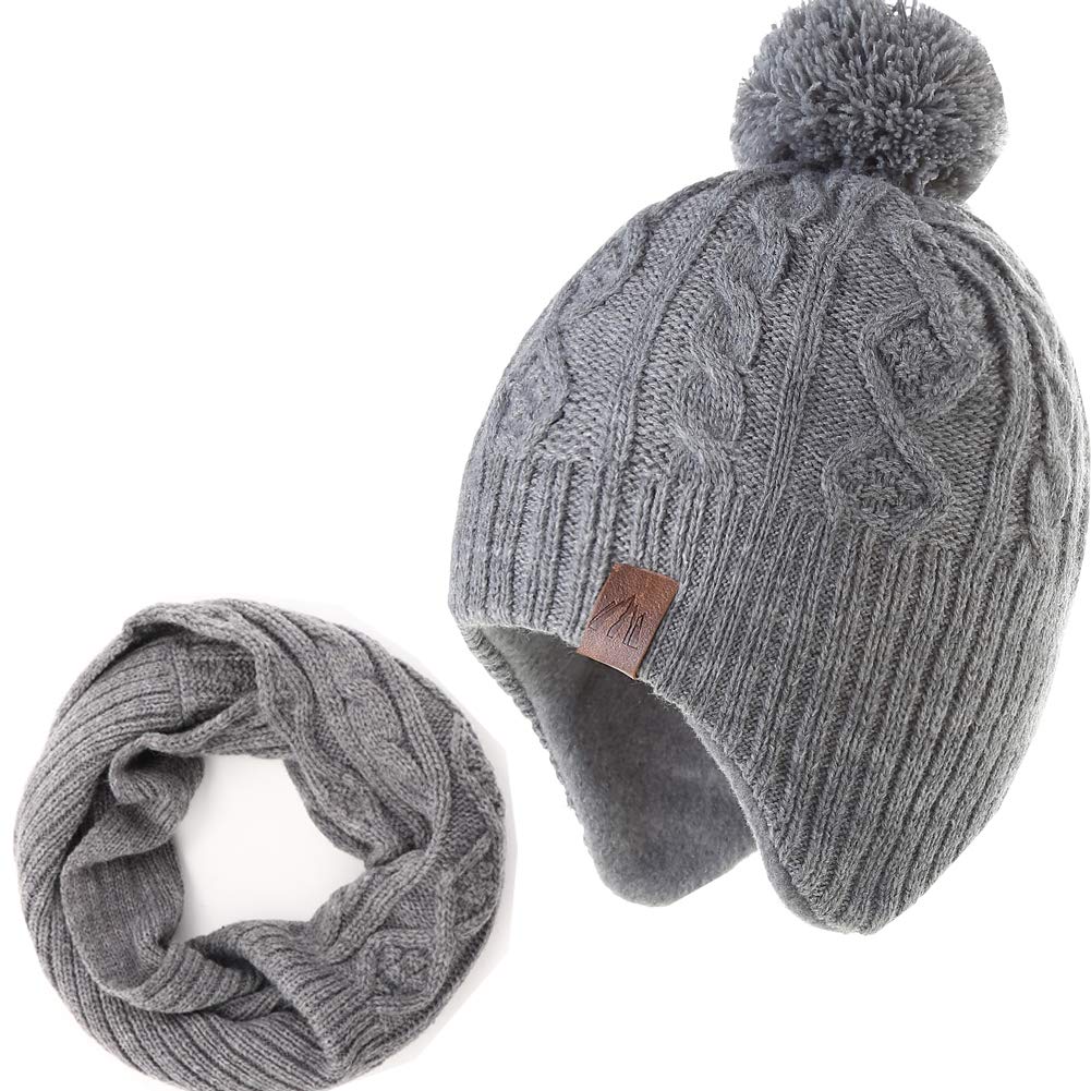 Moon Kitty Baby Boys Girls Beanie Hats Winter