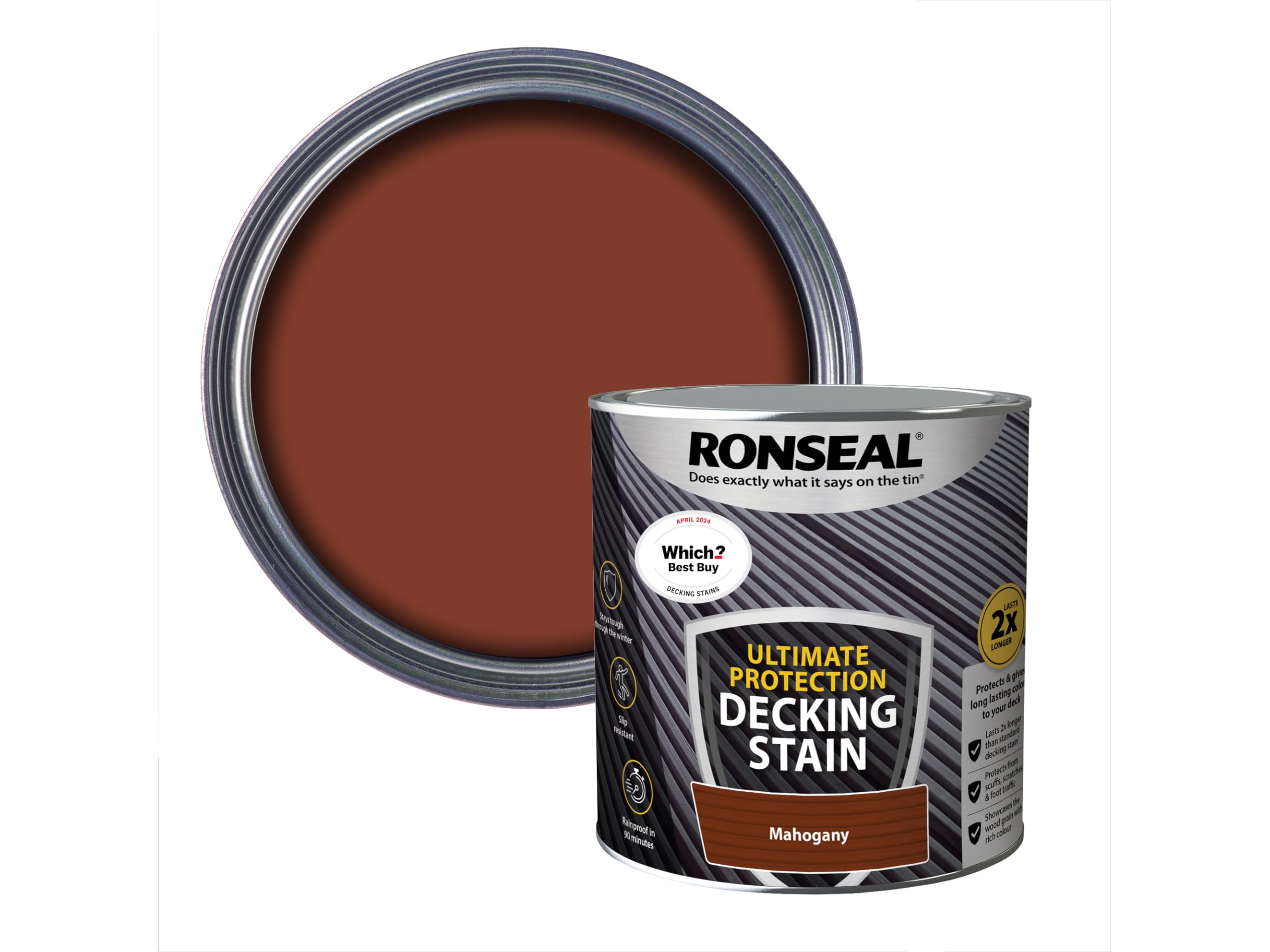 Ultimate Decking Stain 2.5LRich Mahogany [39117]