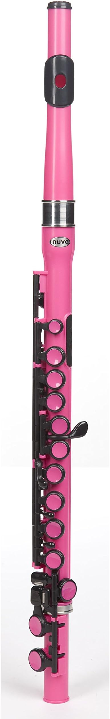 Amazon Nuvo かわいいピンクの学生用フルート Cの鍵 楽器 音響機器 楽器