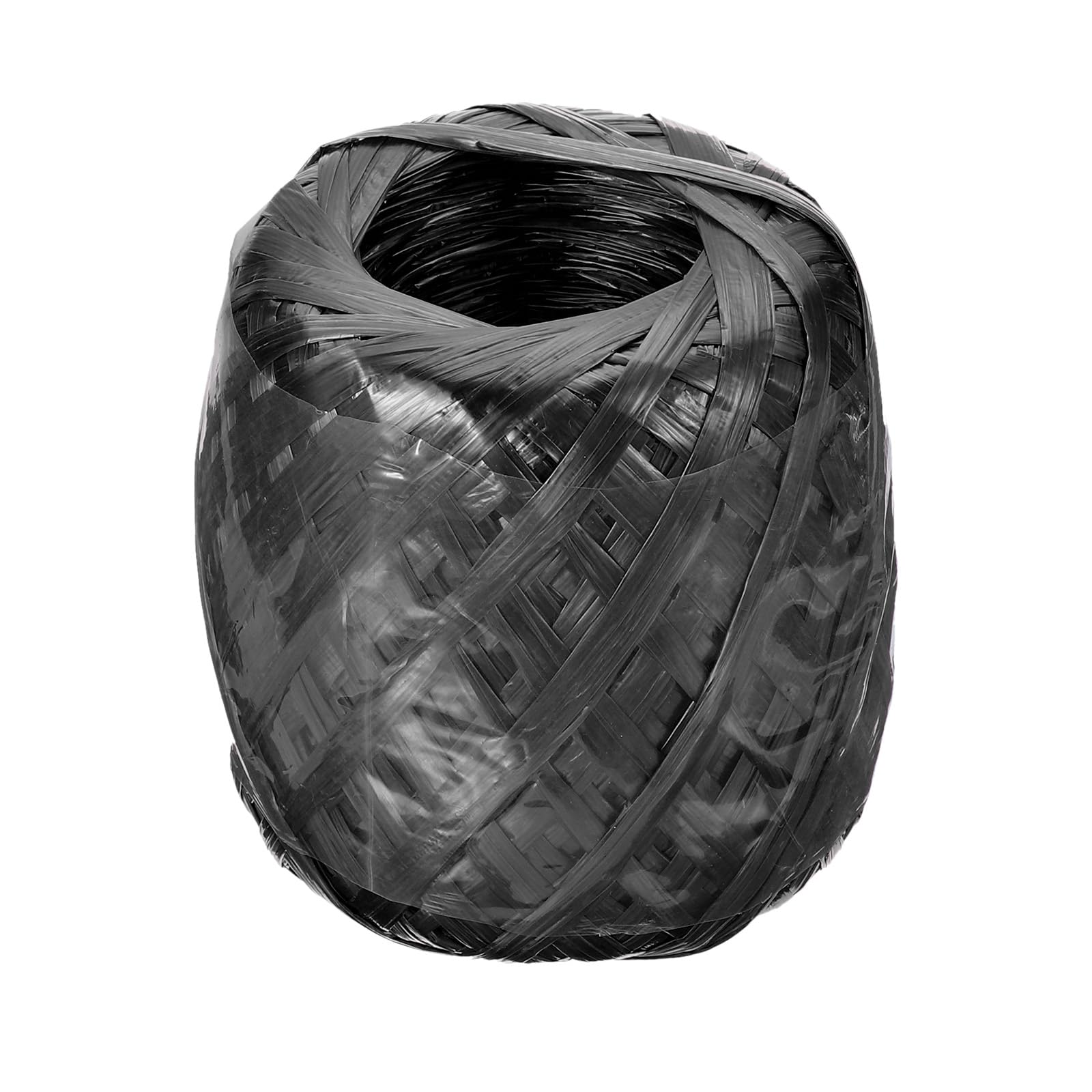 PATIKIL 180m/590Ft Polyester Nylon Plastic Rope, Twine Household Bundles Ropes Roll for Gardening Packing Crafting DIY, Black