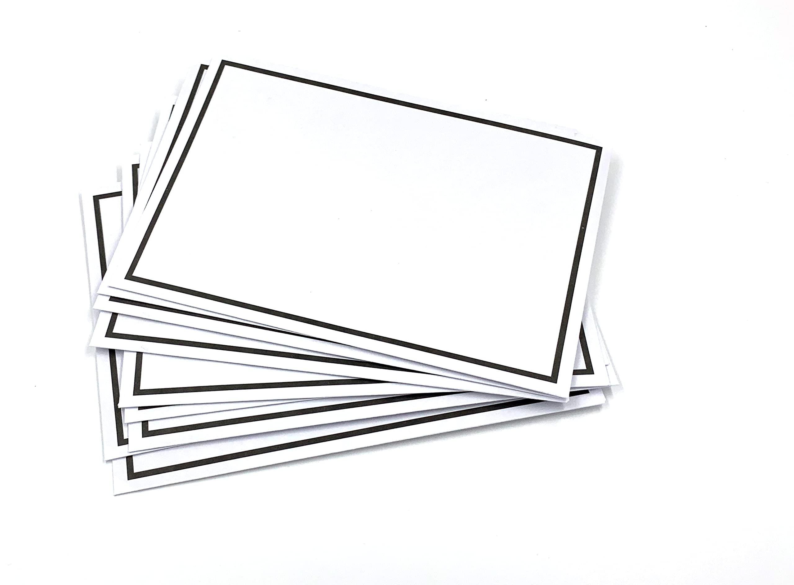 50 Mourning Envelopes C5 225 x 157 mm, with Black Silk Lining and Black Frame