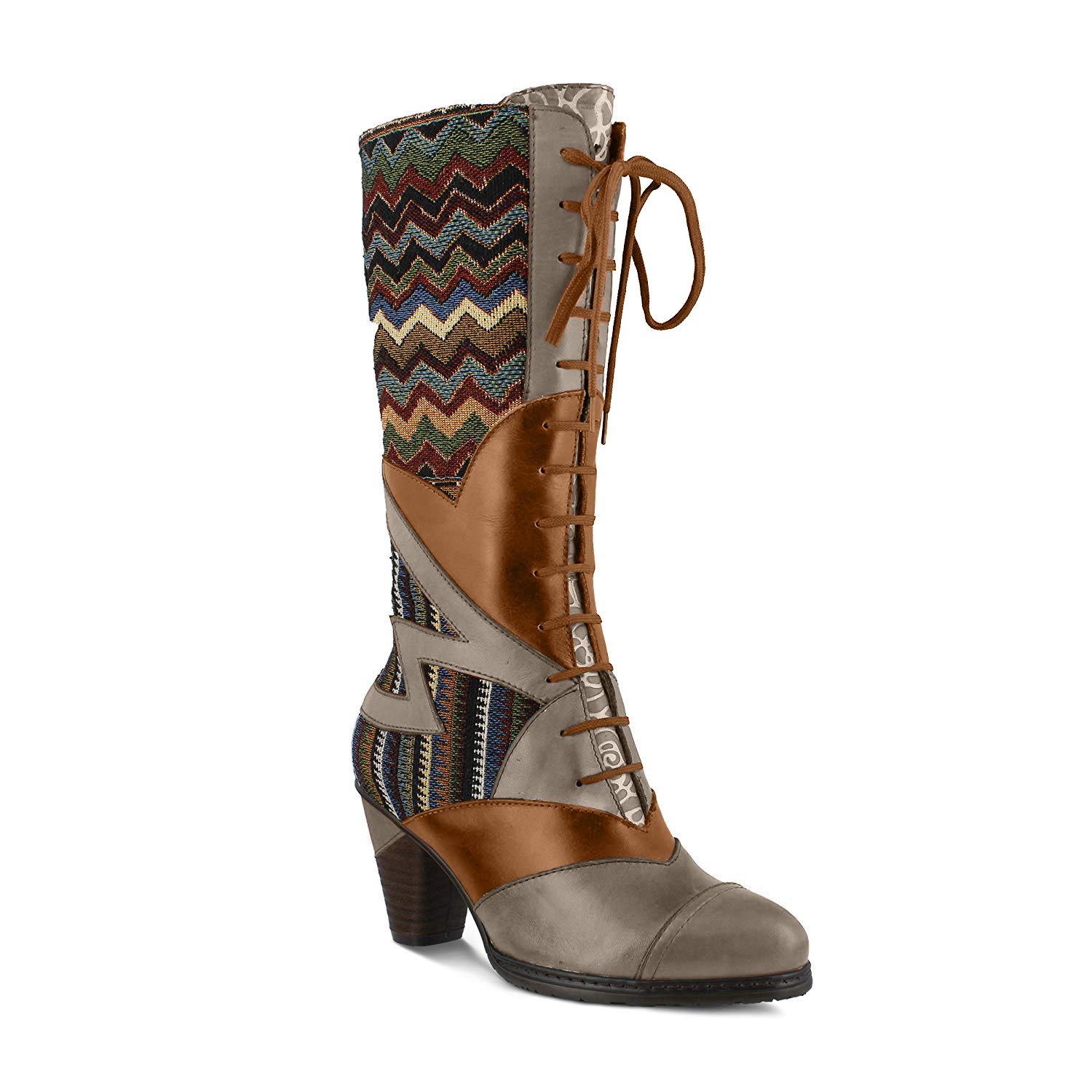Buy L'Artiste by Spring Step Women's Malag Boot, Gray Multi, 40 EU/9 M