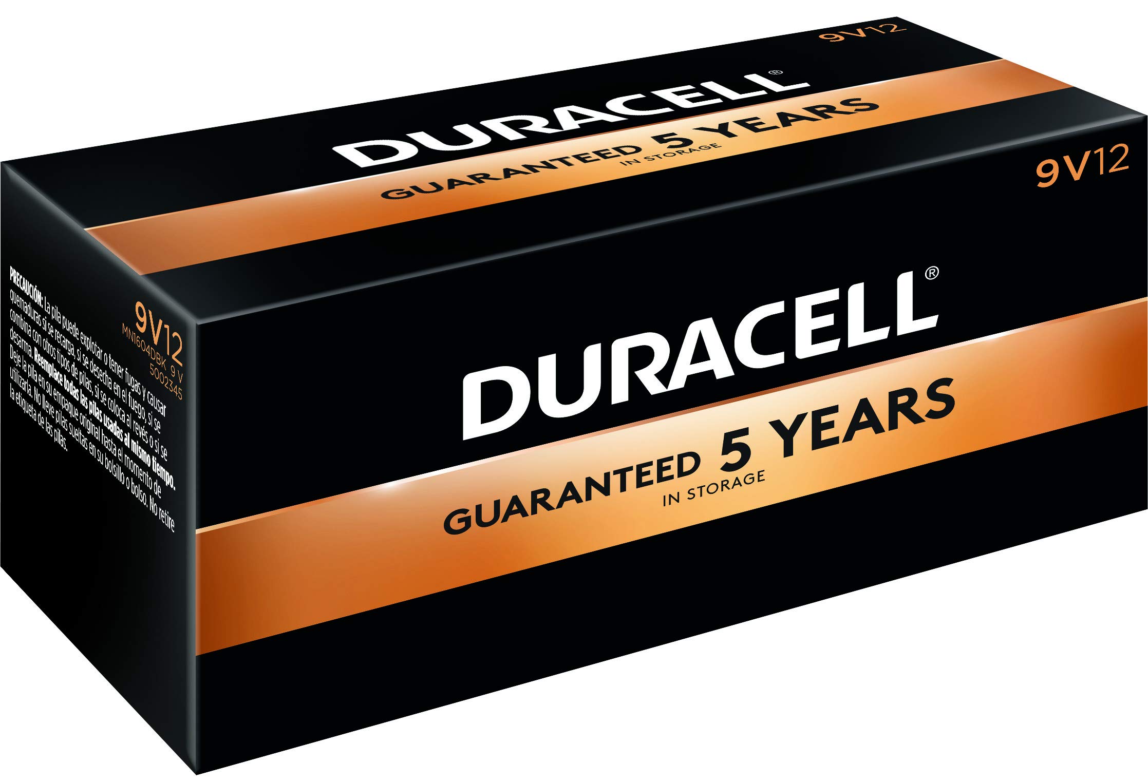 Duracell - CopperTop 9V Alkaline Batteries - long lasting, all-purpose 9 Volt battery for household and business - 24 Batteries Total
