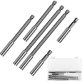 AUUTI 6pack 2.4/4/6 Strong Magnetic Drill Bit Extension Holder | 1/4 Hex Magnetic Bit Holder Extension for Impact Driver
