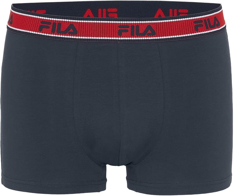 Cuecas Boxer de Algodão para Masculino, Pack de 3, Azul NV (XL)