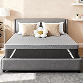 Extra Firm Mattress Topper Queen: 3 Inch Super Extra Support Bed Topper, High Density Memory Foam for Back Pain Relief, Removable & Washable Cover, Non-Slip, CertiPUR-US & Oeko-Tex Certified 80x60