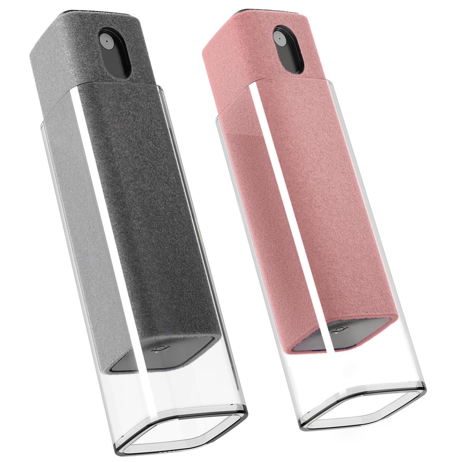 Photo 1 of EVEO Screen Cleaner Spray and Wipe - 2-in-1 Car Screen Cleaner & iPhone Cleaner Touchscreen Mist Cleaner for Laptop, Computer, MacBook, iPad and More - Streak-Free Shine -2 Pack (Grey & Rose Gold)
