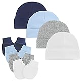 Zando Baby Hats and Mittens Infant Beanie Caps