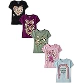The Children's Place Girls' Trends Icons Short Sleeve Graphic T-shirts (5-Pack)