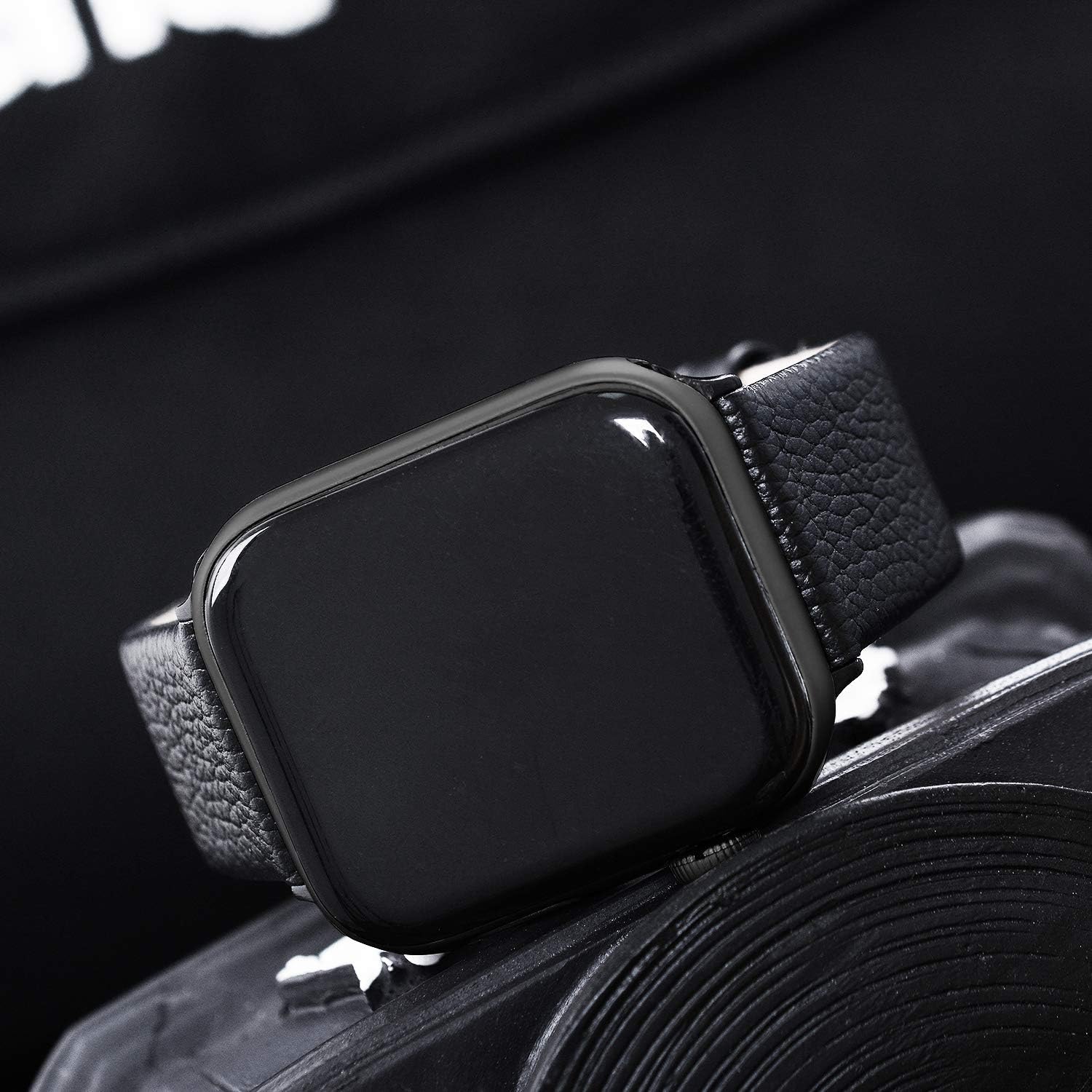 Fullmosa Compatible Apple Watch Straps 38mm 40mm 41mm Genuine Leather iWatch Replacement Bands for iWatch Series 8 7 6 SE SE2 5 4 3 - Image 3