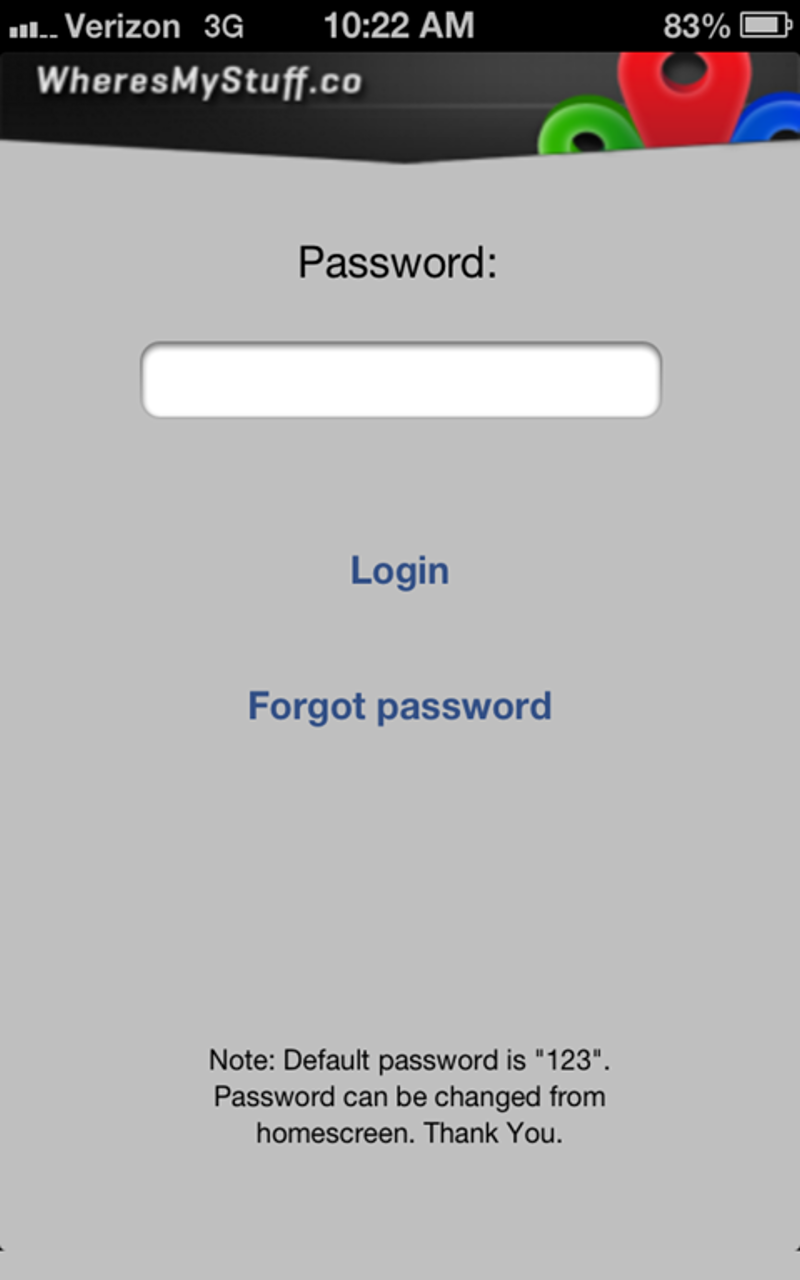 Where's My Stuff? Apps & Games