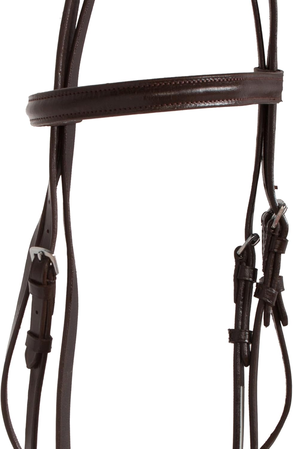 Acerugs Brown Black Raised Horse English Bridle Stitched (Brown) : Sports & Outdoors
