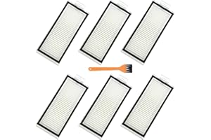 ZERLIMB 6 Pack Q7 Filters Replacement Compatible with Roborock Q7 Max+,Q7,Q7+,Q7 Max,Q5 Pro+,Q5 Pro,Q5 Max+, Q5 DuoRoller+, Q8 Max,Q8 Max+ Robot Vacuum and Mop