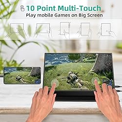 AYY Portable Laptop Monitor Touchscreen 15" IPS FHD
