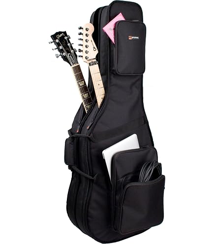 Amazon.com: Pro Tec CF233DBL Double Bass Guitar Gig Bag - Gold 