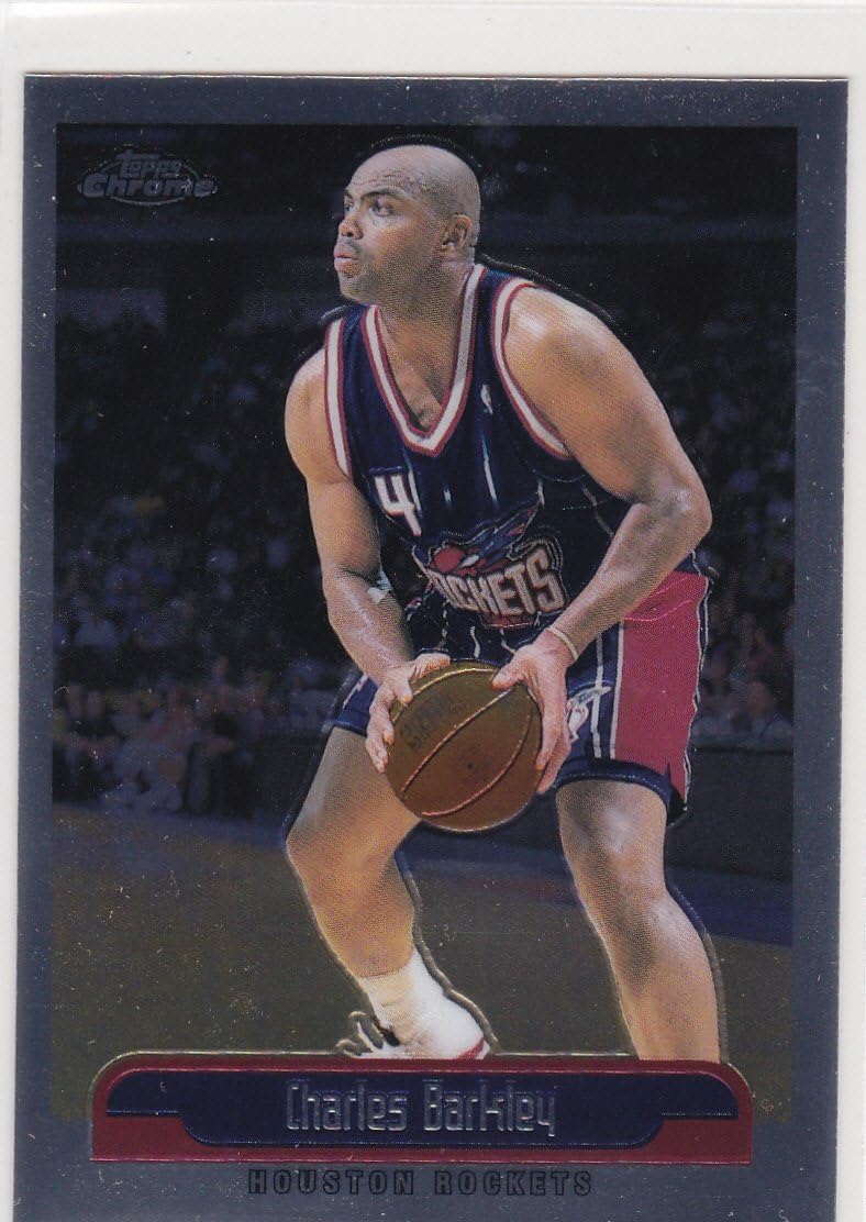 1999-00 Topps Chrome Houston Rockets Team Set with Charles Barkley & Hakeem Olajuwon - 9 NBA Cards