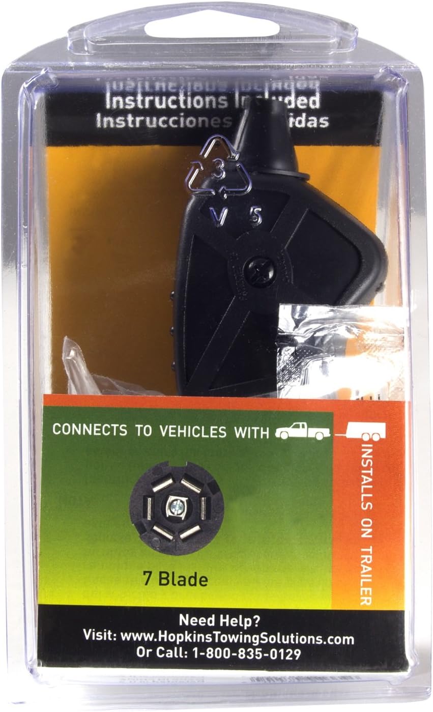 Endurance Hopkins 48510 Die-Cast 7 RV Blade Trailer End Plug
