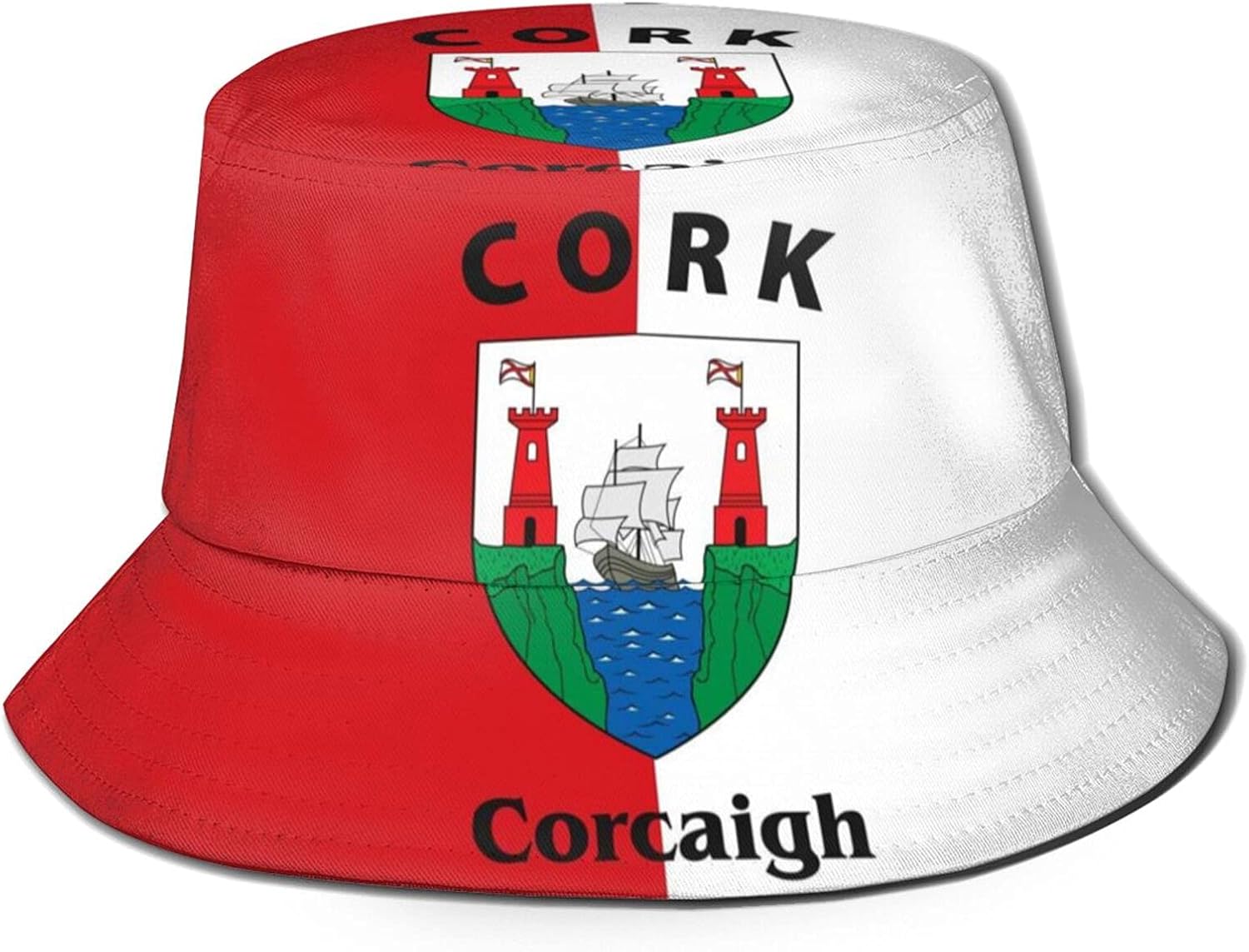 JYIU Cork Ireland County Flag Bucket Hat, Fisherman Hats Summer Outdoor