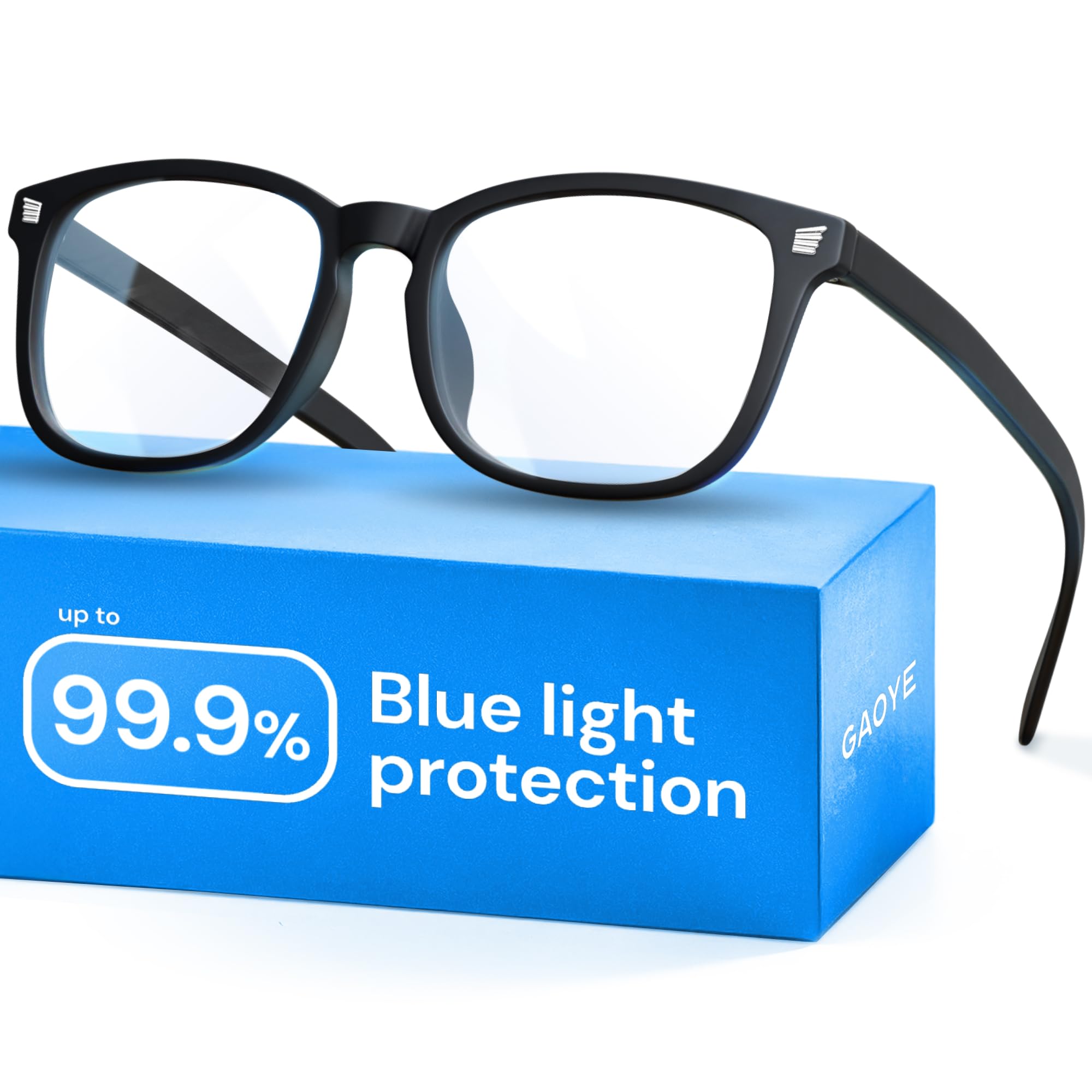 Photo 1 of Gaoye Blue Light Glasses for Computer & Gaming - Anti UV Ray Lenses, Scratch-Resistant & Comfort Fit