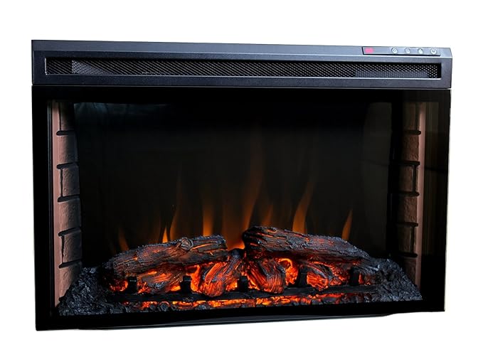 Elektrisches Kaminfeuer Kaminofen mit LED-Flammen und: Amazon.de