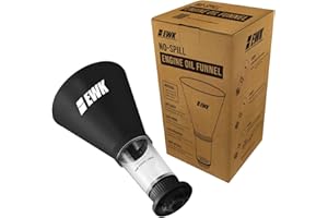 EWK Threaded Engine Oil Funnel for Toyota & Lexus, No-Spill, Hands-Free Oil Change Funnel with Secure Seal & Fast Fill Design