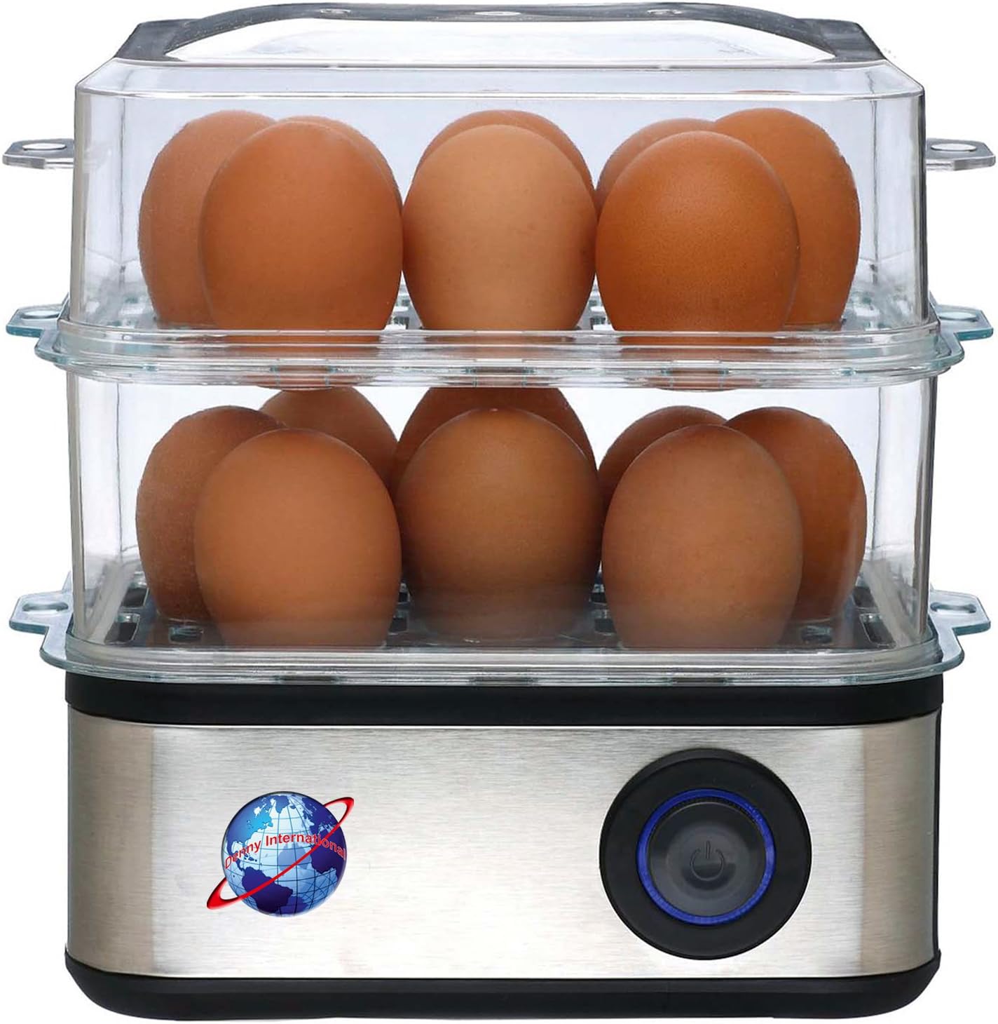 Prime Quality Electric Egg Boiler for 16 Eggs with Steamer, Poacher