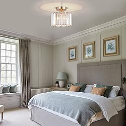 BUXVRCS Semi Flush Mount Ceiling Light, Modern