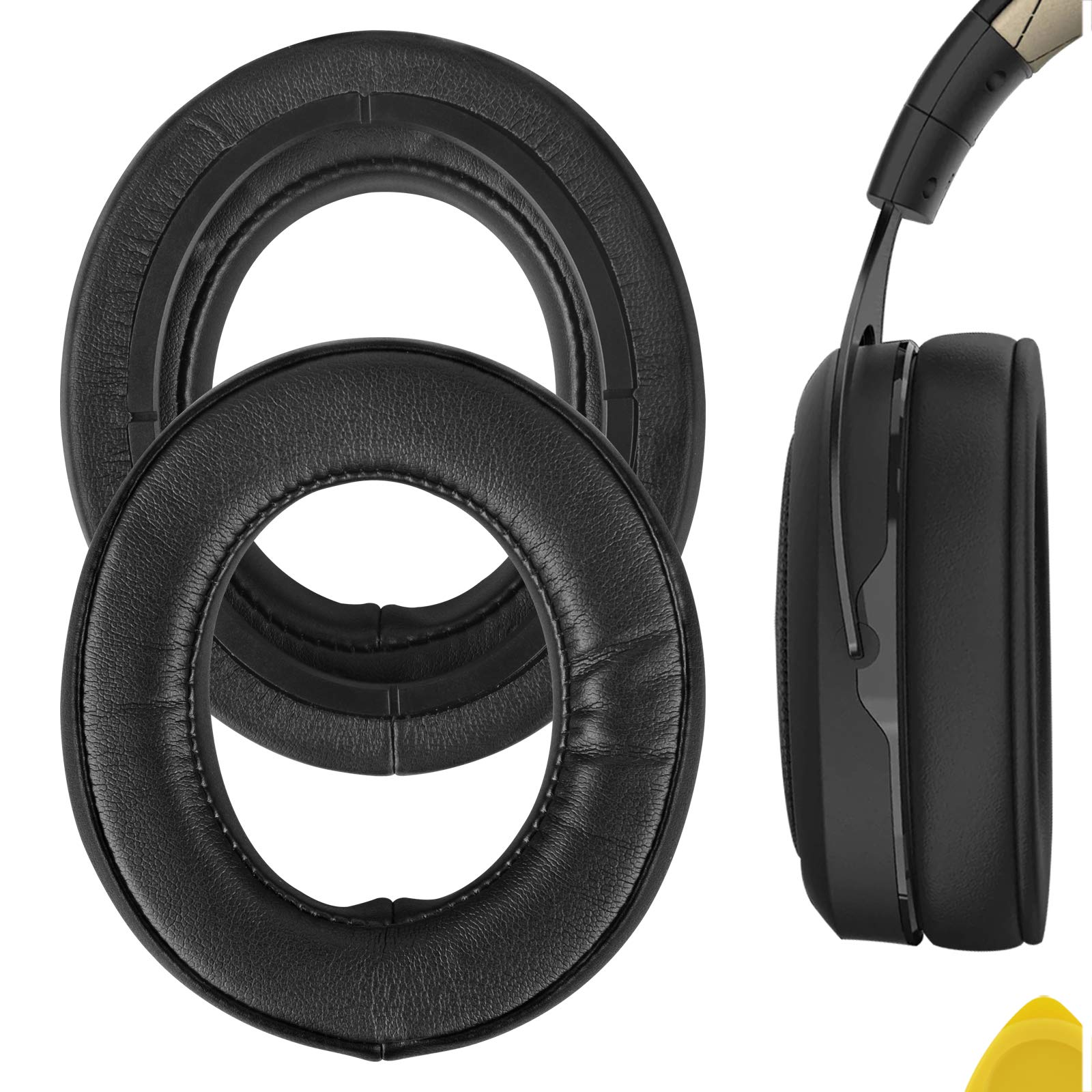 Geekria Replacement Ear Pads for Corsair HS70PRO/ HS60PRO/ HS50 PRO Headphones Ear Cushions, Repair Parts (Black)