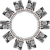 DROK 1.8V/2.5V/3.3V/12V/9V/5V Buck Converter Adjustable Pack of 5 | Mini Adjustable Voltage Regulator DC 4.5-20V to 6 Different Output Voltage Step Down Converter 3A 10W for Microcontroller
