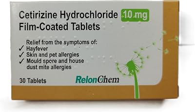 Relonchem Cetirizine 10mg Hayfever Relief 30 Tablets Brand New