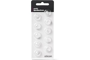 New - Oticon Open Bass miniFit Domes 6mm, 10.0 Count