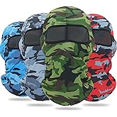 Ezovino 4 Pack Balaclava Ski Face Mask for Men Women,Cooling Neck Gaiter Full Head Mask Face Cover