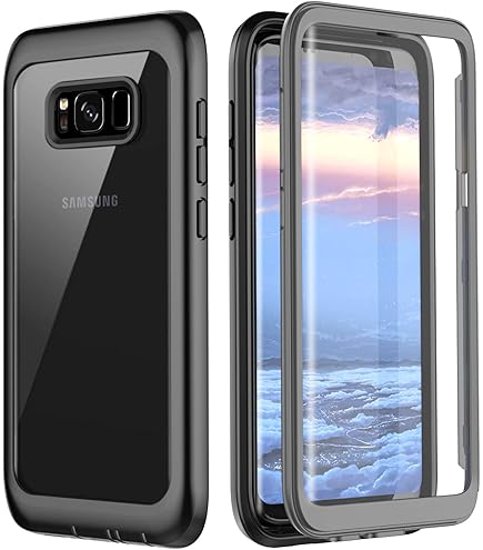 Amazon.com: Pakoyi Samsung Galaxy S8 Case, Full Body Bumper Case