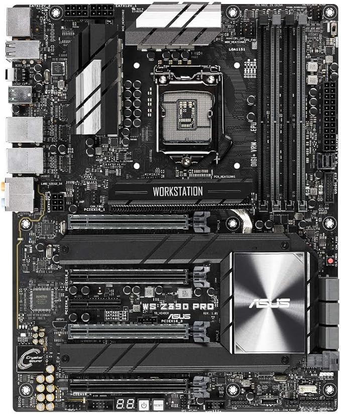 Intel LGA 1151 ATX motherboard with AI Overclocking, quadGPU support