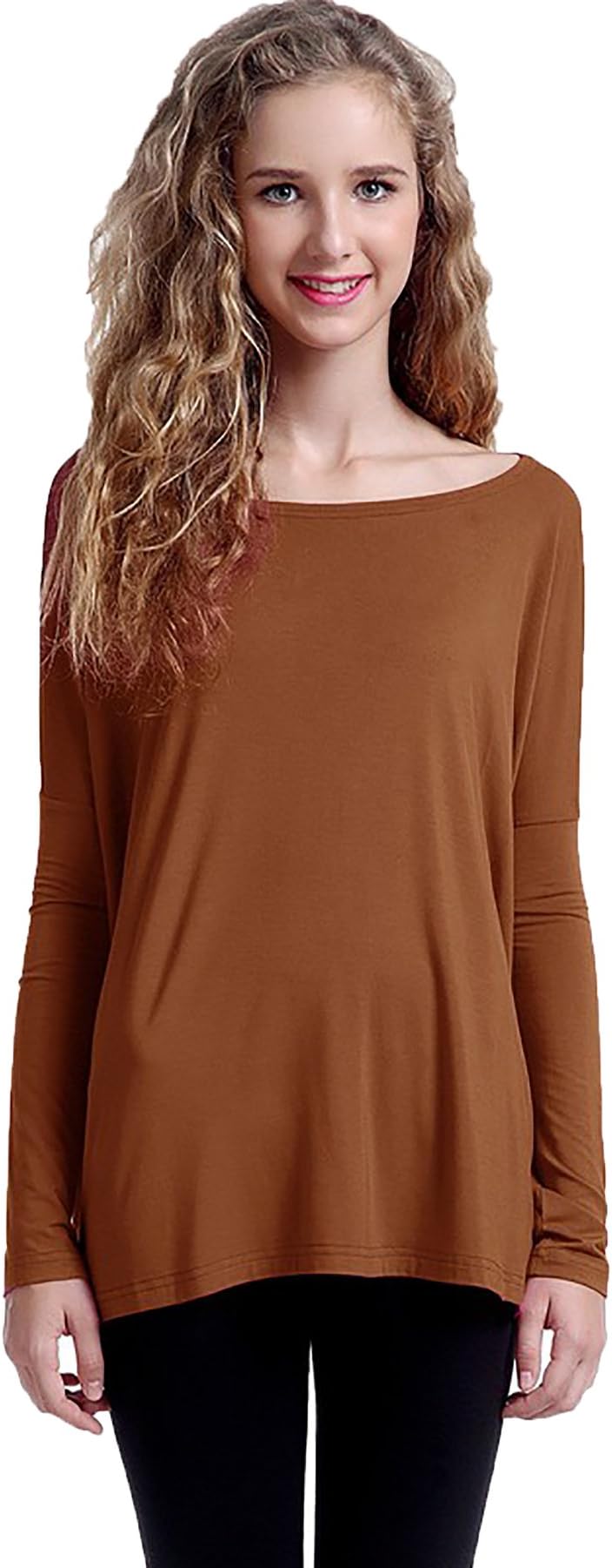 Women's Famous Long Sleeve Loose Fit Bamboo Top