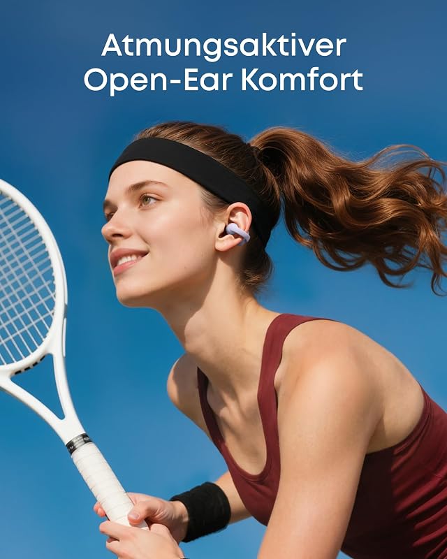 by Anker C50i, Open-Ear Kopfhörer, Clip-On Earbuds, Ultra-bequem