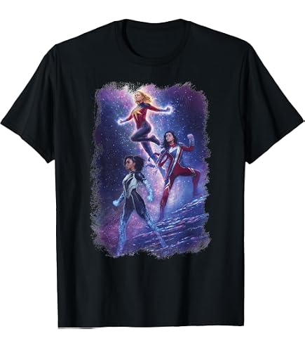 ザ　マーベルズ tシャツ 劇場版　L Amazon.com: Marvel Studios The Marvels Official Movie Logo T-Shirt
