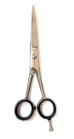 Foreign Holics Stainless Steel Barber Sharp Hair Cutting Scissor For Men 6.5 Inch (Silver)